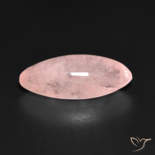 Morganite Rosa medio naturale da 4.63 ct, Taglio marquise, Traslucido