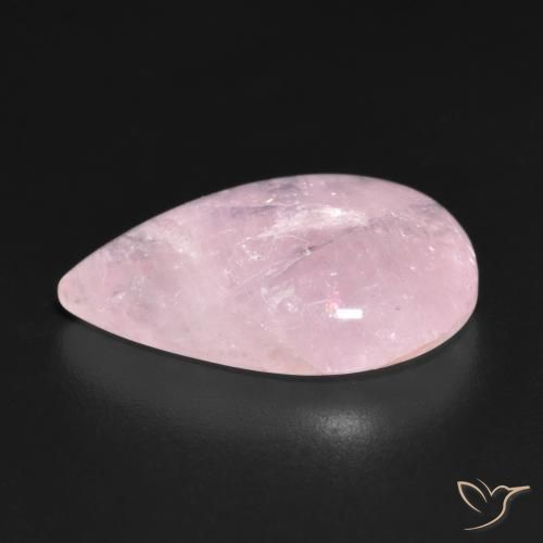 Morganite Rosa rosa naturale da 8.91 ct, Forma a pera, Traslucido