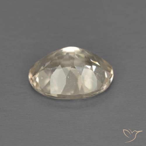 Morganite Color crema naturale da 1.28 ct, Ovale, VS