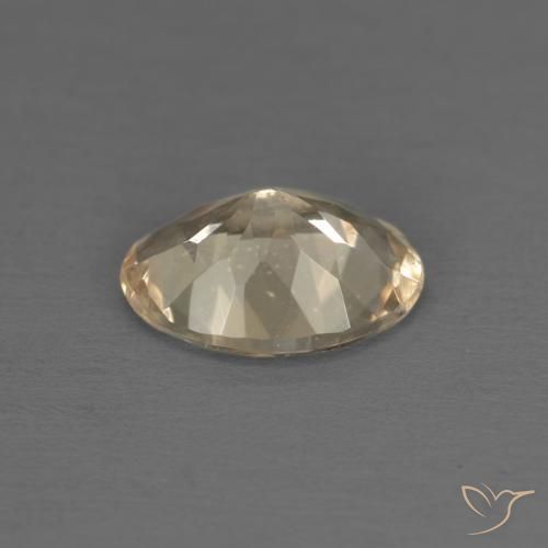 Morganite Color crema naturale da 0.94 ct, Ovale, VS
