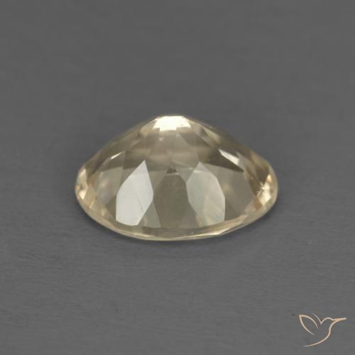 Morganite Dorato chiaro naturale da 1.17 ct, Ovale, VVS-VS