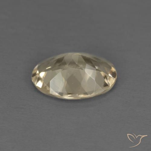 Morganite Oro chiaro naturale da 0.96 ct, Ovale, VVS-VS