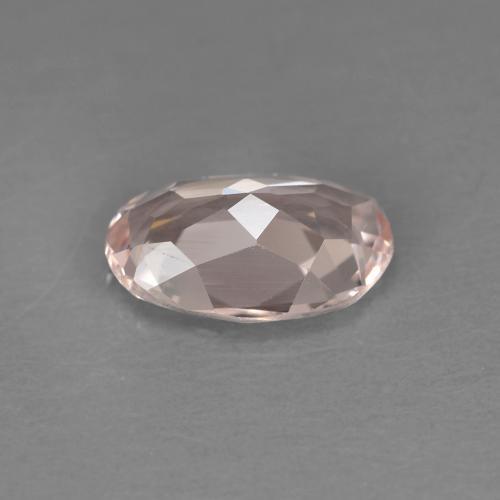 Morganite Rosa medio naturale da 0.84 ct, Taglio ovale, VVS-VS