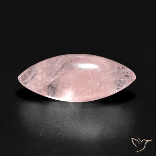 Morganite Rosa Corallo Chiaro naturale da 3.91 ct, Taglio marquise, Traslucido