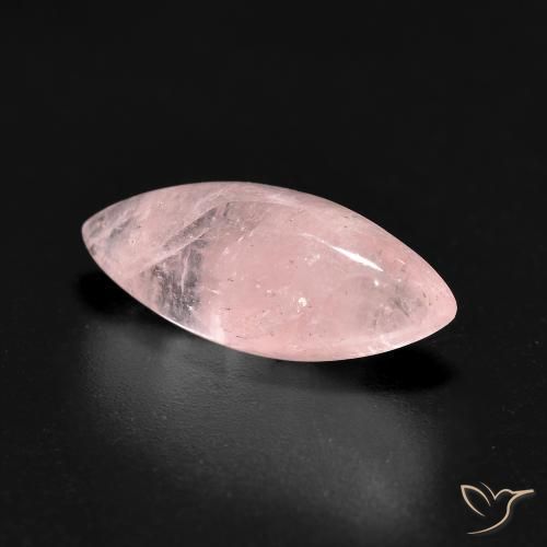 Morganite Rosa Corallo Chiaro naturale da 3.91 ct, Taglio marquise, Traslucido