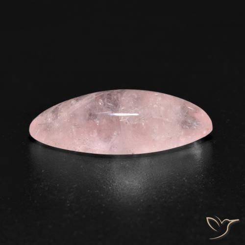 Morganite Rosa Corallo Chiaro naturale da 3.91 ct, Taglio marquise, Traslucido