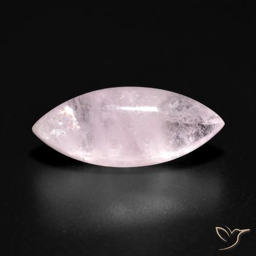 Morganite Rosa corallo naturale da 4.29 ct, Taglio marquise, Traslucido