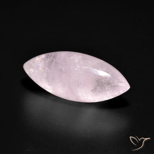 Morganite Rosa corallo naturale da 4.29 ct, Taglio marquise, Traslucido
