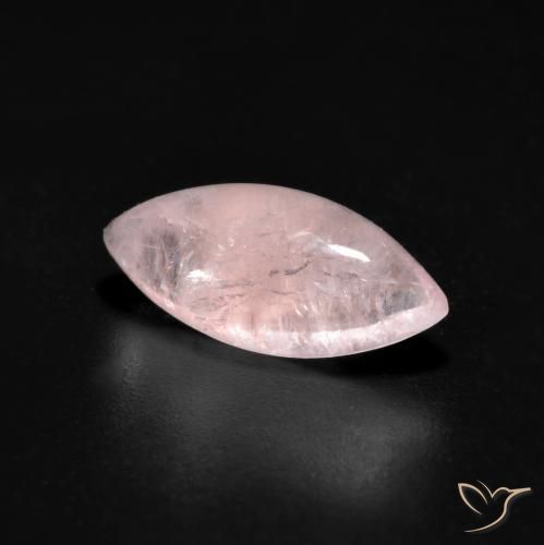 Morganite Rosa corallo naturale da 2.47 ct, Taglio marquise, Trasparente