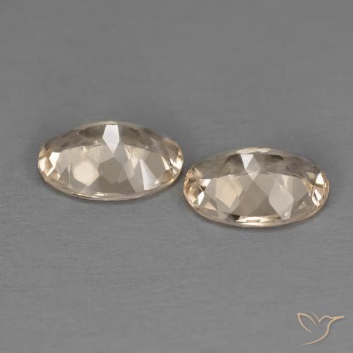 Gemme di Morganite Arancione chiaro naturale da 1.73 ct, Ovale, VS