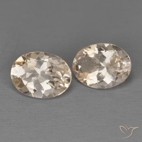 Gemme di Morganite Rosa medio naturale da 2.15 ct, Ovale, VS