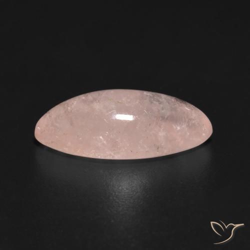 Morganite Rosa medio naturale da 3.51 ct, Taglio marquise, Traslucido