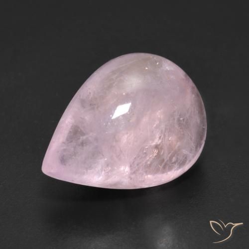 7.89ct Naturale Rosa chiaro Morganite, Forma a pera, Trasparente
