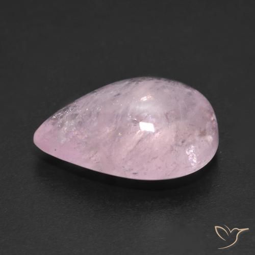 Morganite Rosa chiaro naturale da 7.89 ct, Forma a pera, Trasparente