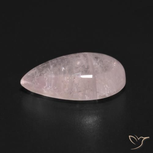Morganite Rosa rosa naturale da 3.65 ct, Forma a pera, Trasparente