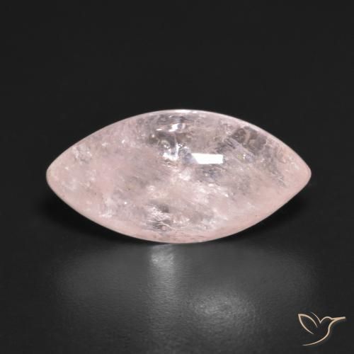 Morganite Rosa chiaro naturale da 4.44 ct, Taglio marquise, Trasparente