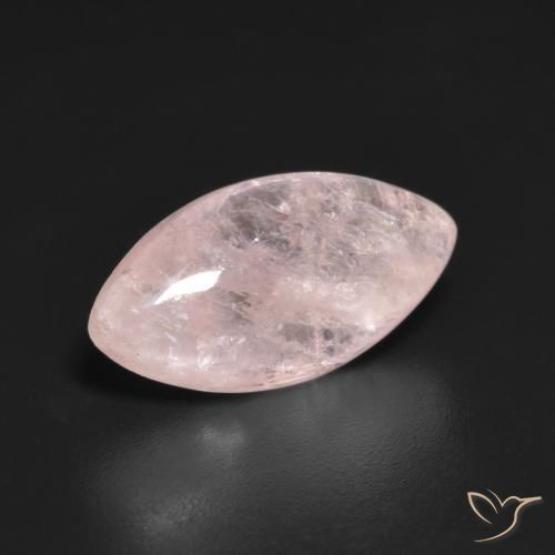 Morganite Rosa chiaro naturale da 4.44 ct, Taglio marquise, Trasparente