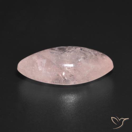 Morganite Rosa chiaro naturale da 4.44 ct, Taglio marquise, Trasparente