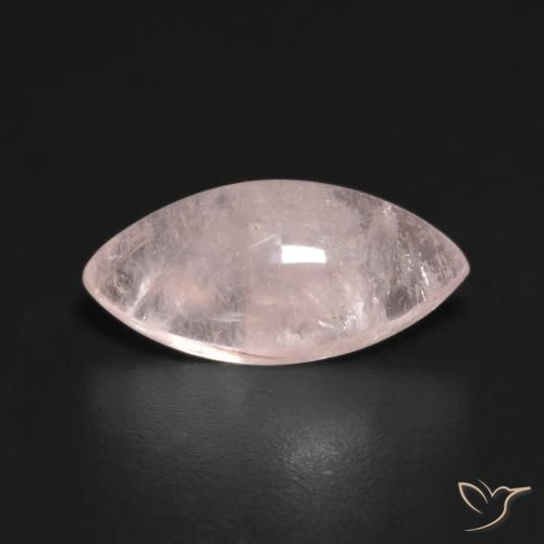 2.97ct Naturale Rosa corallo Morganite, Taglio marquise, Traslucido