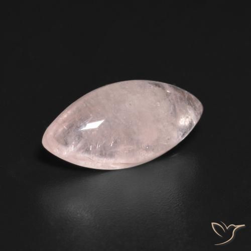 Morganite Rosa corallo naturale da 2.97 ct, Taglio marquise, Traslucido