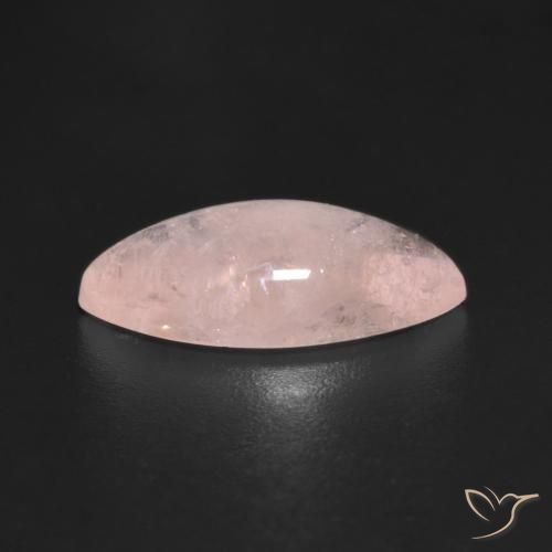 Morganite Rosa corallo naturale da 2.97 ct, Taglio marquise, Traslucido