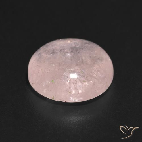 Morganite Rosa chiaro naturale da 4.40 ct, Rotondo, Trasparente