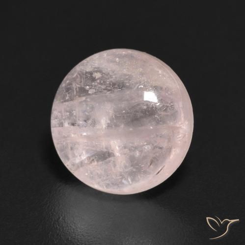 Morganite Rosa chiaro naturale da 1.90 ct, Rotondo, Trasparente