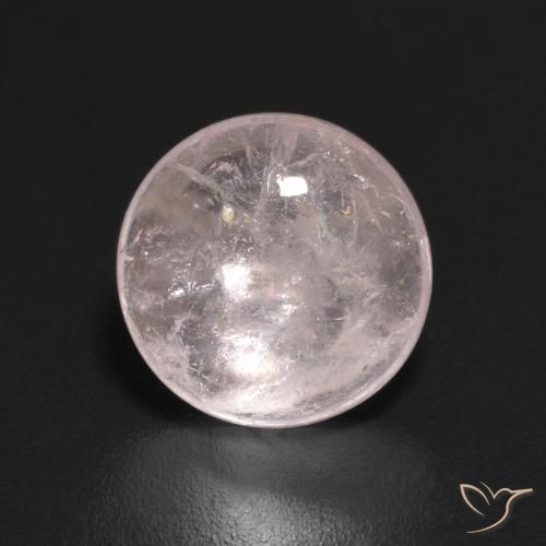 1.82ct Naturale Rosa chiaro Morganite, Rotondo, Trasparente
