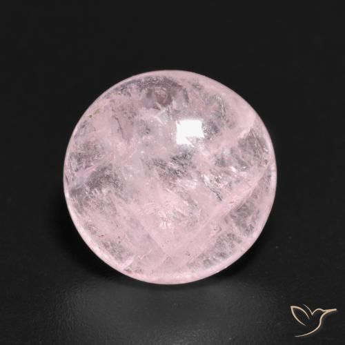 3.70ct Naturale Rosa chiaro Morganite, Rotondo, Trasparente