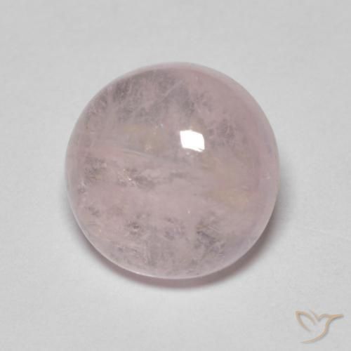 Morganite Rosa rosa naturale da 3.10 ct, Rotondo, Traslucido