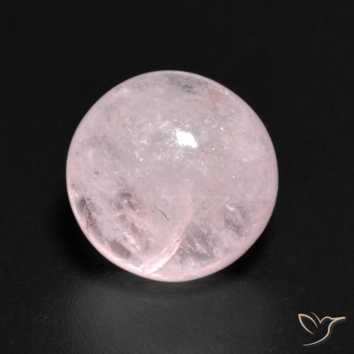 3.36ct Naturale Rosa rosa Morganite, Rotondo, Traslucido