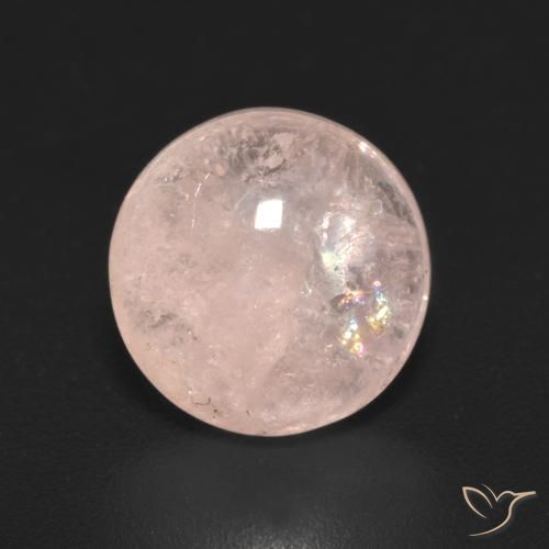 2.80ct Naturale Rosa chiaro Morganite, Rotondo, Trasparente