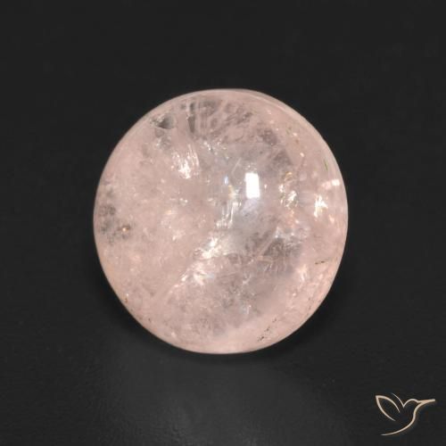 Morganite Rosa chiaro naturale da 2.80 ct, Rotondo, Trasparente