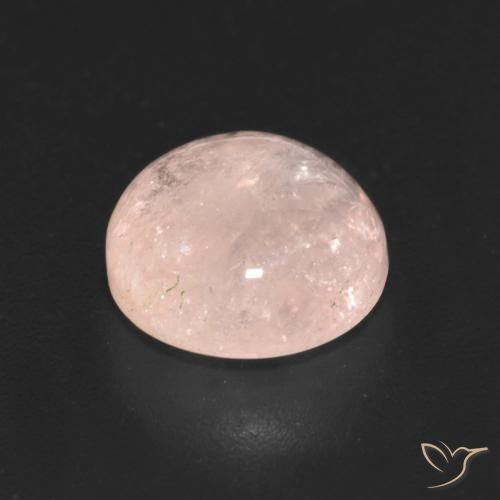Morganite Rosa chiaro naturale da 2.80 ct, Rotondo, Trasparente