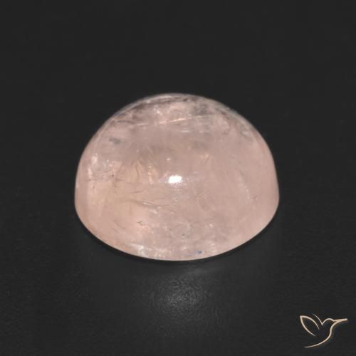 Morganite Rosa chiaro naturale da 2.95 ct, Rotondo, Trasparente