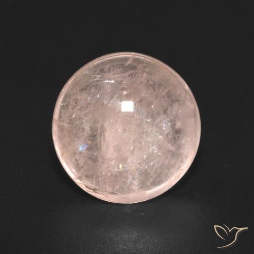 2.50ct Naturale Rosa chiaro Morganite, Rotondo, Trasparente