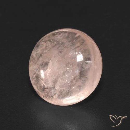 Morganite Rosa chiaro naturale da 2.50 ct, Rotondo, Trasparente