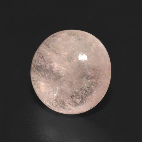 Morganite rosa fenicottero naturale da 2.72 ct, Taglio rotondo, Trasparente