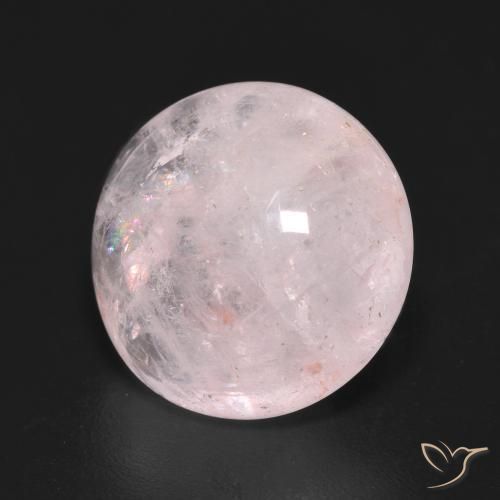 Morganite Rosa molto chiaro naturale da 9.00 ct, Rotondo, Trasparente