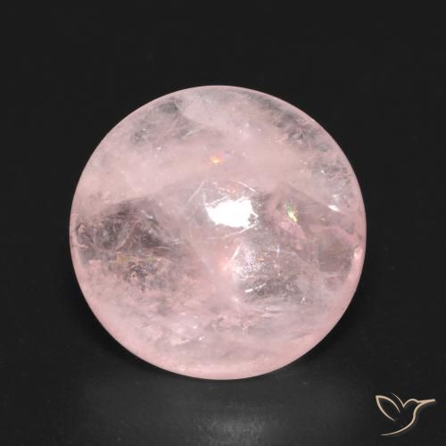 5.97ct Naturale Rosa chiaro Morganite, Rotondo, Trasparente