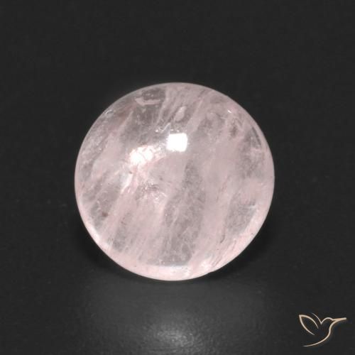 1.68ct Naturale rosa fenicottero Morganite, Rotondo, Trasparente