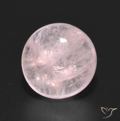 5.25ct Naturale Rosa corallo Morganite, Rotondo, Trasparente