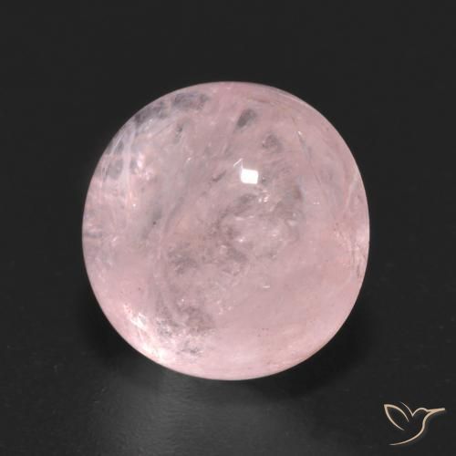 4.58ct Naturale Rosa corallo Morganite, Rotondo, Trasparente