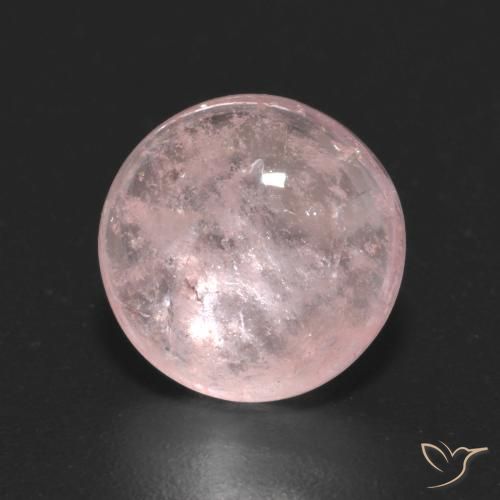 Morganite Rosa chiaro naturale da 2.78 ct, Rotondo, Trasparente
