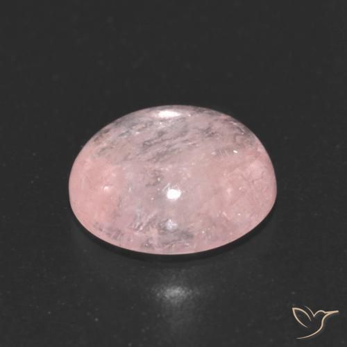 Morganite Rosa chiaro naturale da 2.78 ct, Rotondo, Trasparente