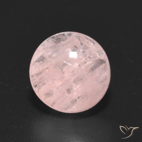 1.97ct Naturale Rosa Corallo Chiaro Morganite, Rotondo, Trasparente