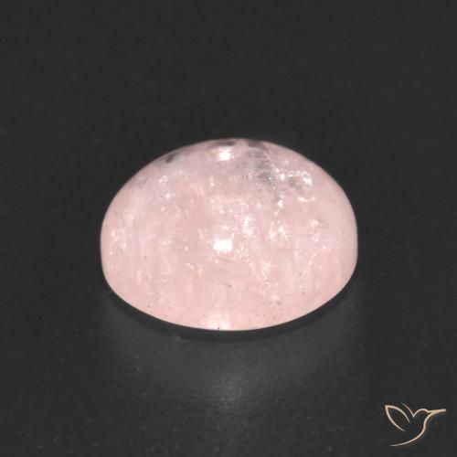 Morganite Rosa Corallo Chiaro naturale da 1.97 ct, Rotondo, Trasparente