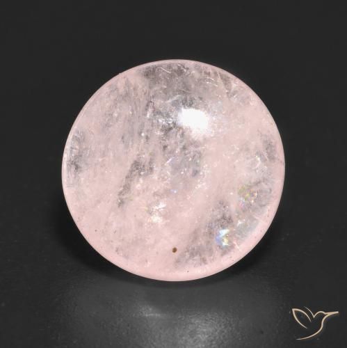 5.69ct Naturale Rosa chiaro Morganite, Rotondo, Trasparente