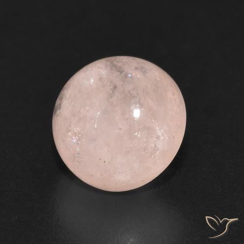 Morganite Rosa chiaro naturale da 2.29 ct, Rotondo, Traslucido