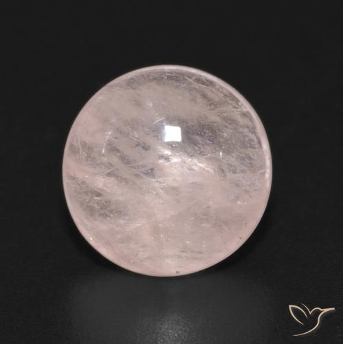 3.59ct Naturale Rosa chiaro Morganite, Rotondo, Trasparente